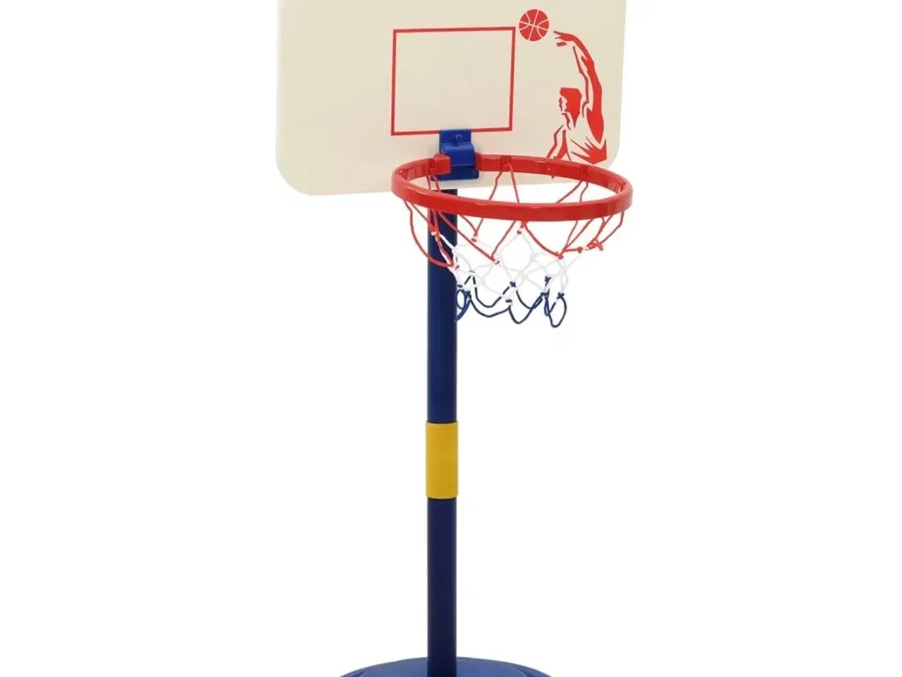 Billede 5 - Basketballstativ med bold og pumpe 90/121 cm justerbar højde