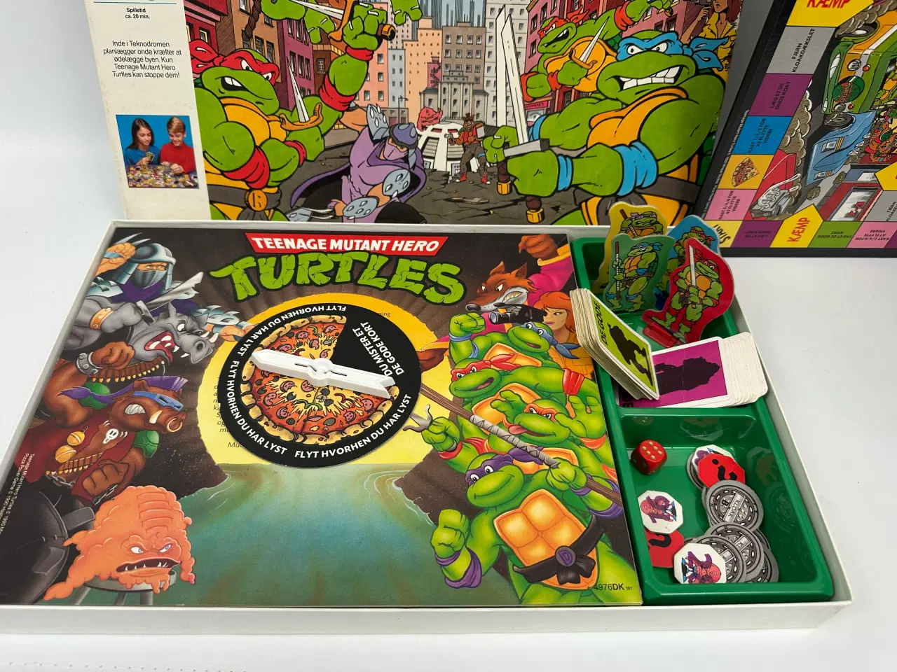 Billede 4 - Turtles brætspil, retro (1991)