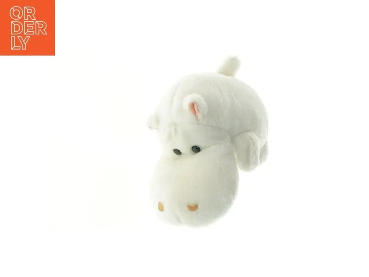Billede 2 - Hvid bamse (str. 20 x 11 cm)