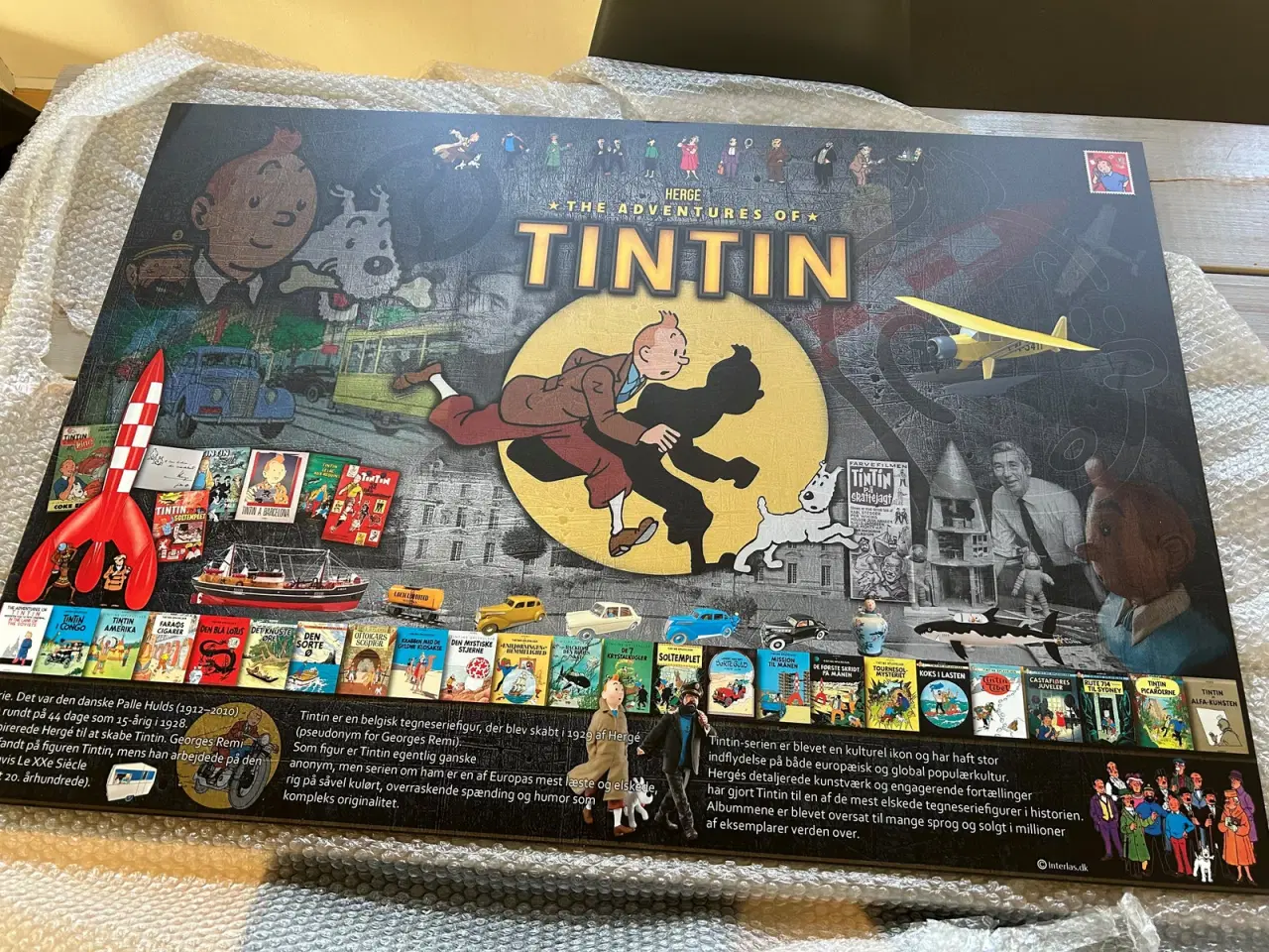 Billede 2 - TinTin på plakat eller aluminium tryk 