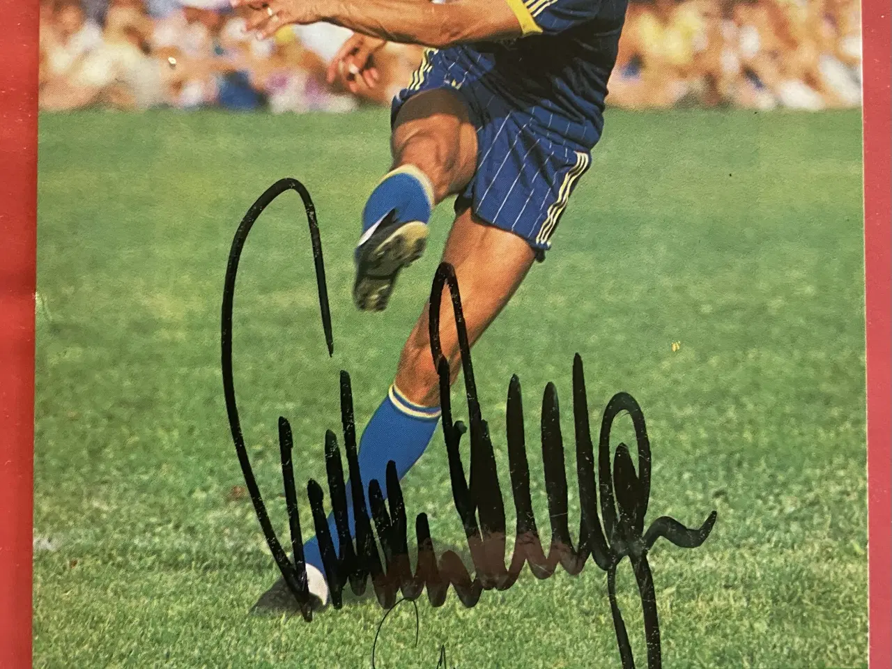 Billede 1 - Autograf af Preben Elkjær (10x15cm) !