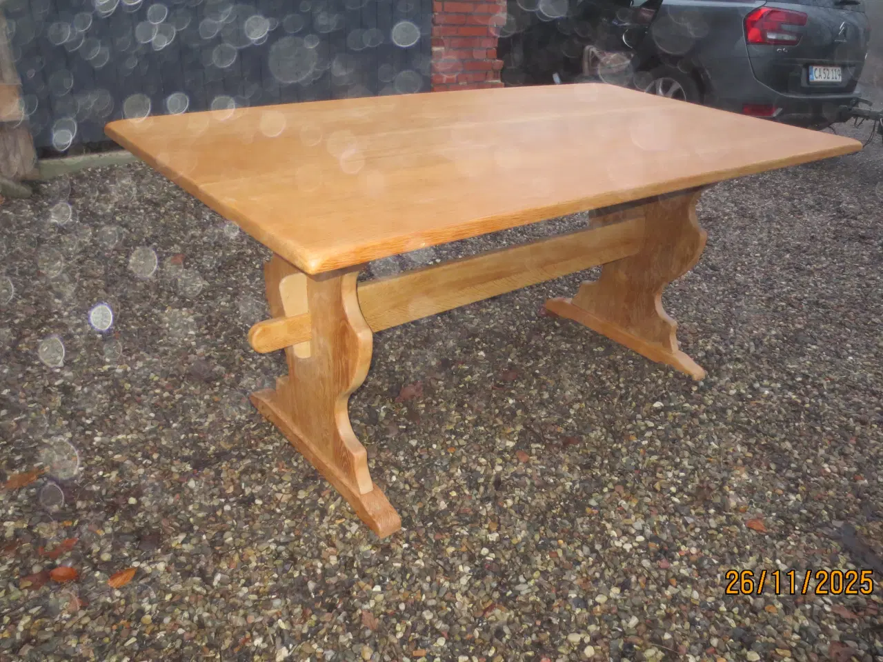 Billede 4 - 1 stk Henning Kjærulff Spisebord i Egetræ