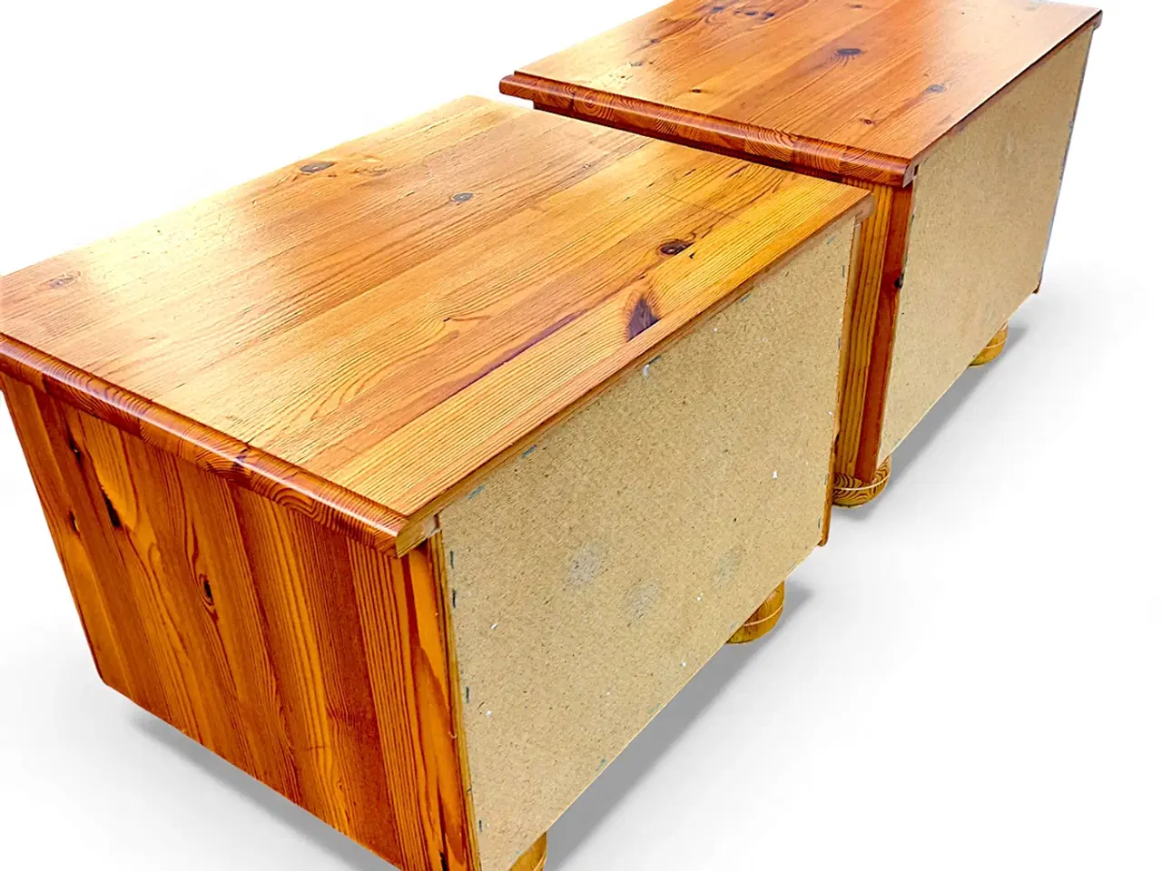 Billede 5 - Sengeborde i massivt fyrretræ – sæt af 2