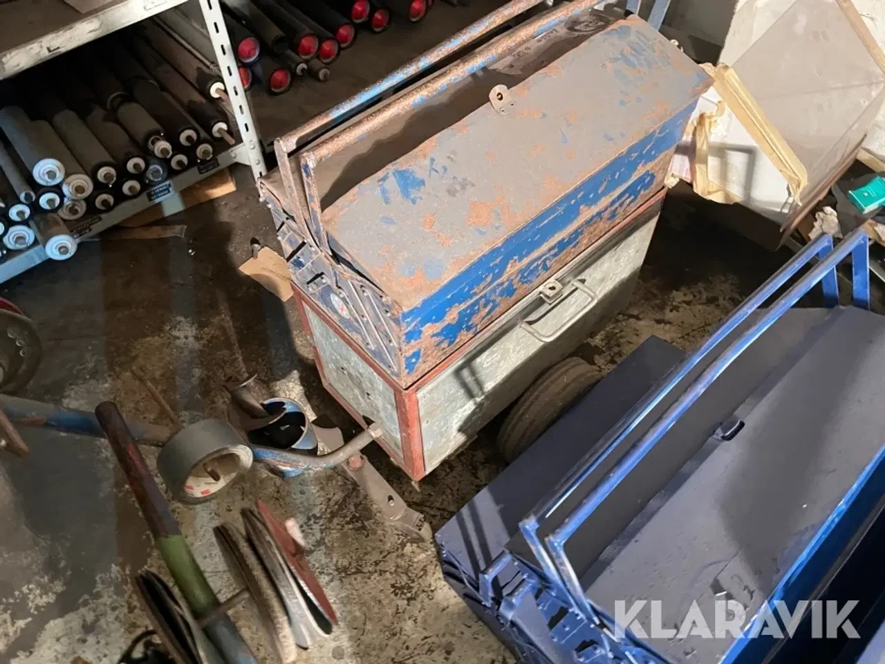 Billede 5 - Blandet lot 11 Styk værktøjskasser og 2 styk vogne