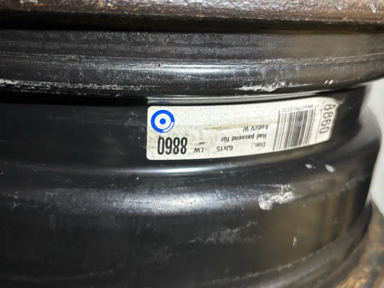 Billede 2 - Stålfælge 15 5x112 Vw Audi Seat Skoda