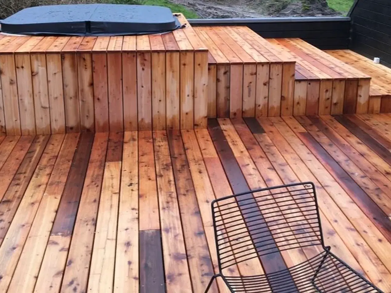 Billede 2 - Ceder træ - terrasse bræt