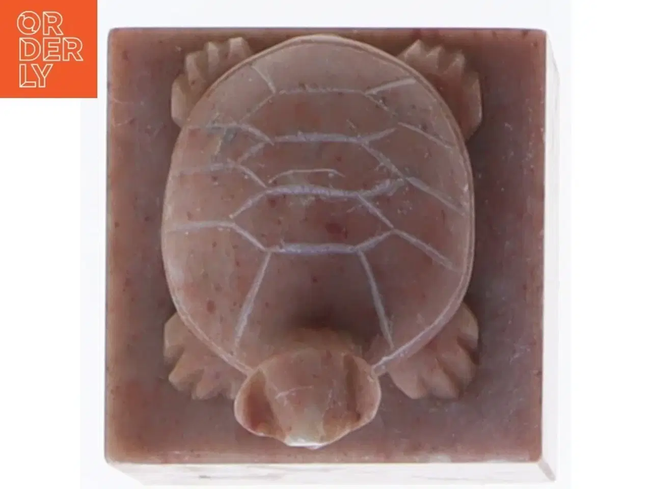 Billede 4 - Skildpadde skulptur på base (str. 6x3,5 cm)