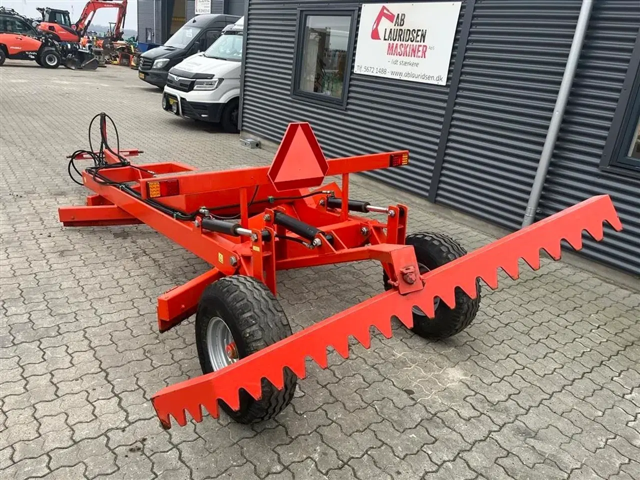 Billede 3 - - - - Kraftig vejhøvl til traktor
