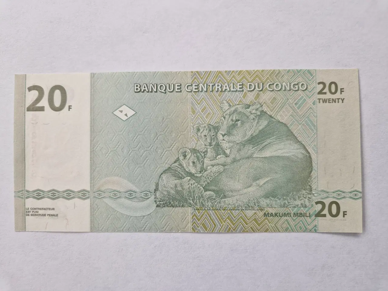 Billede 2 - 20 Francs Congo