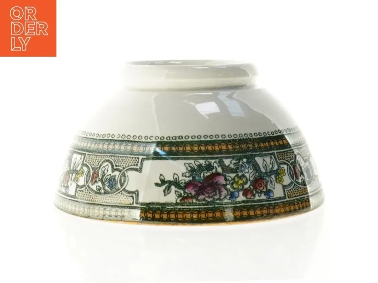 Billede 4 - Dekorativ porcelænsskål (str. 22 x 11 cm)