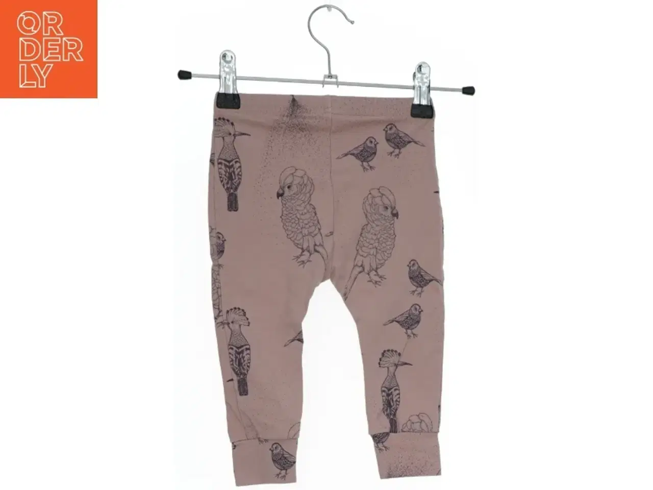 Billede 2 - Børneleggings med fugleprint fra Fixoni (str. 74)