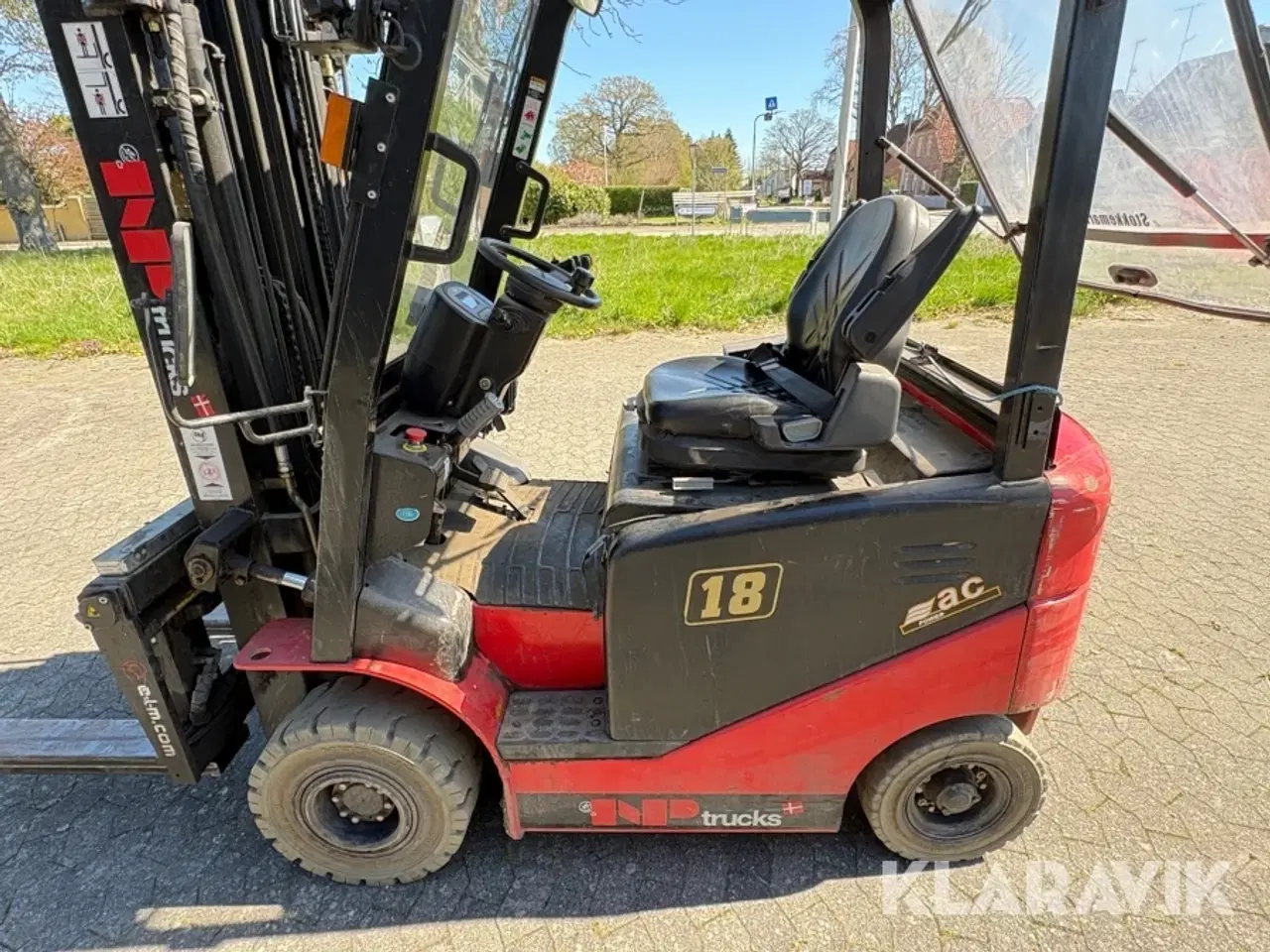 Billede 11 - Elektrisk truck Hangcha CPD18J-C1 med udskydergaffel