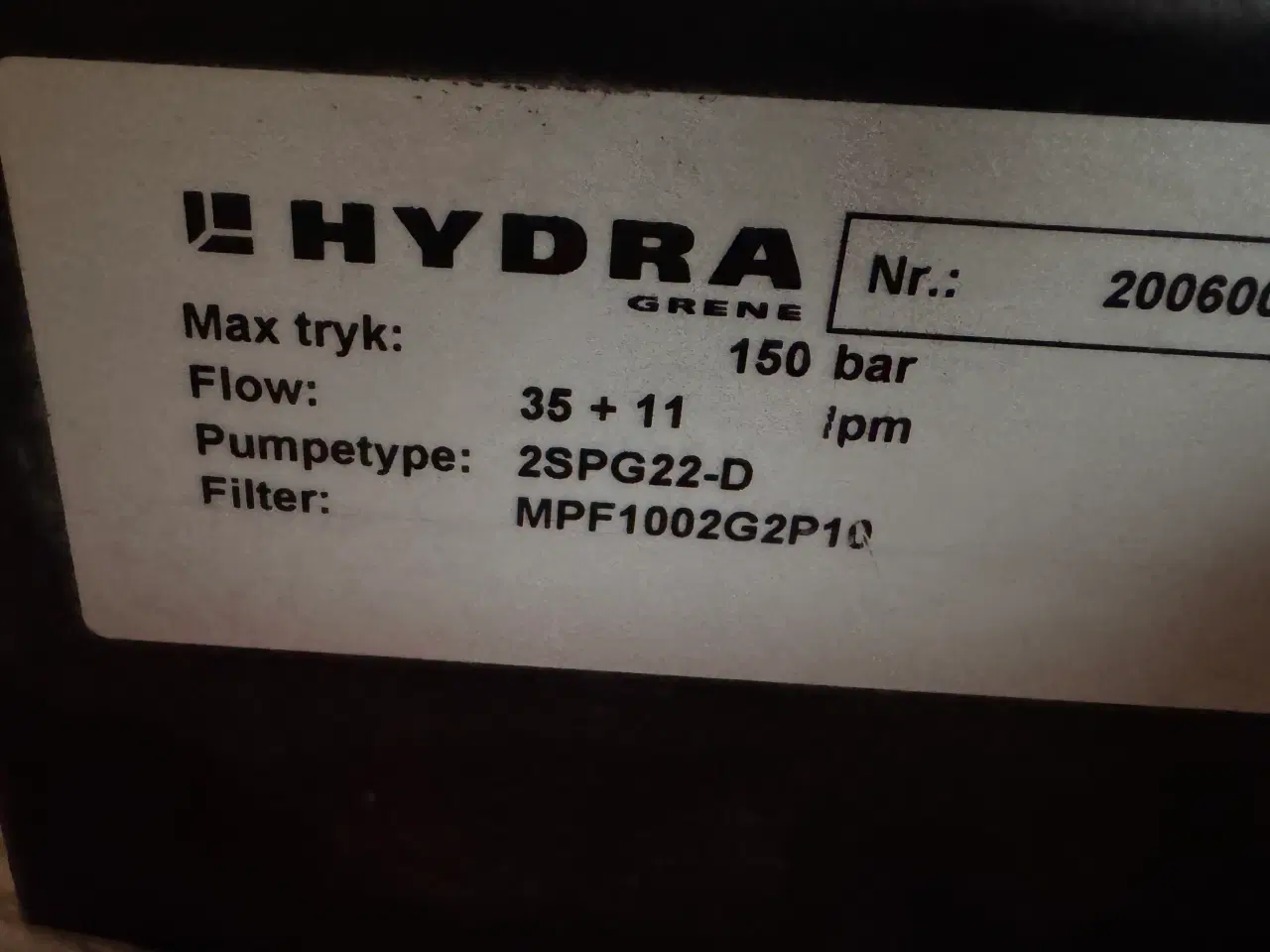 Billede 9 - Hydraulikstation 400V - Ubrugt.