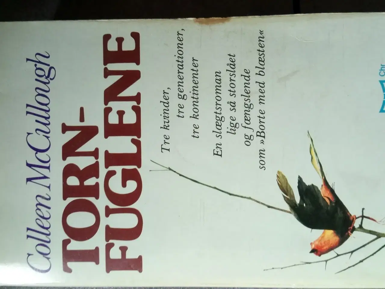 Billede 1 - Bog: ''Tornfuglene''. Pris 50 kr.