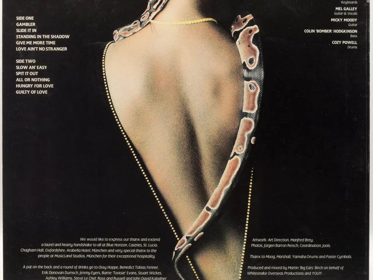 Billede 2 - Whitesnake – Slide It In - JAPAN 1984 (EX/EX)