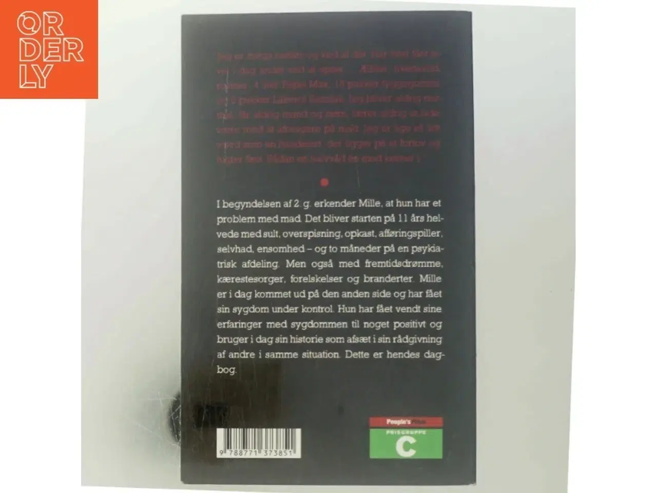 Billede 3 - En anoreksipiges dagbog af Mille Eigard Andersen (Bog)