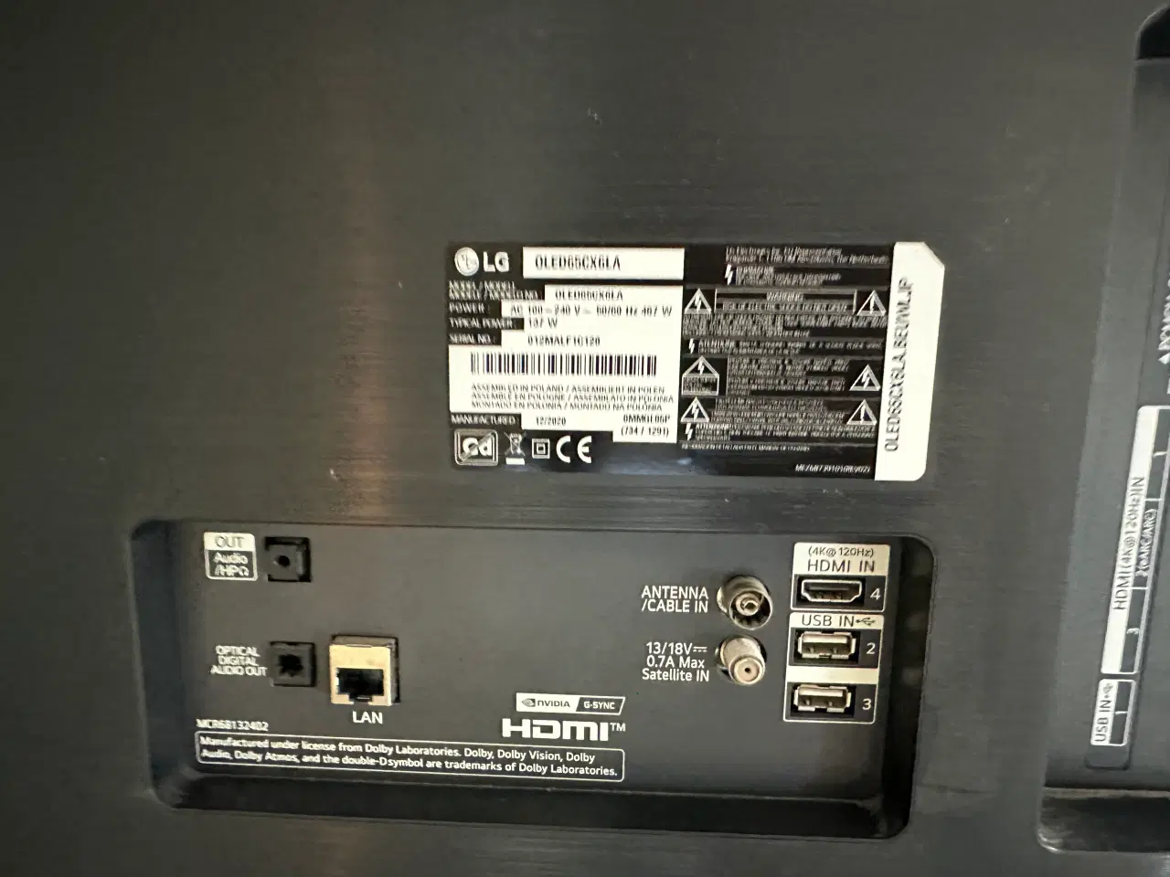 Billede 3 - 65" OLED SÆLGES