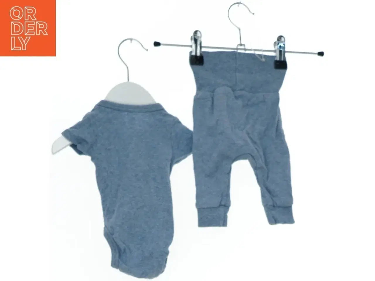 Billede 2 - Baby sæt med bodystocking og bukser fra H&M (str. 50)