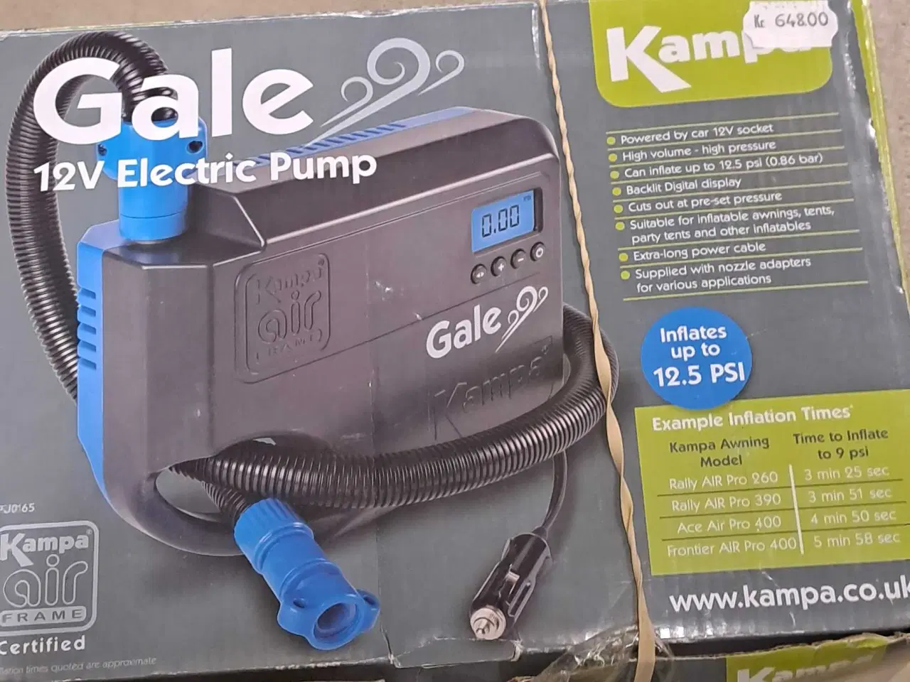 Billede 1 - Kampa 12 volt luft pumpe