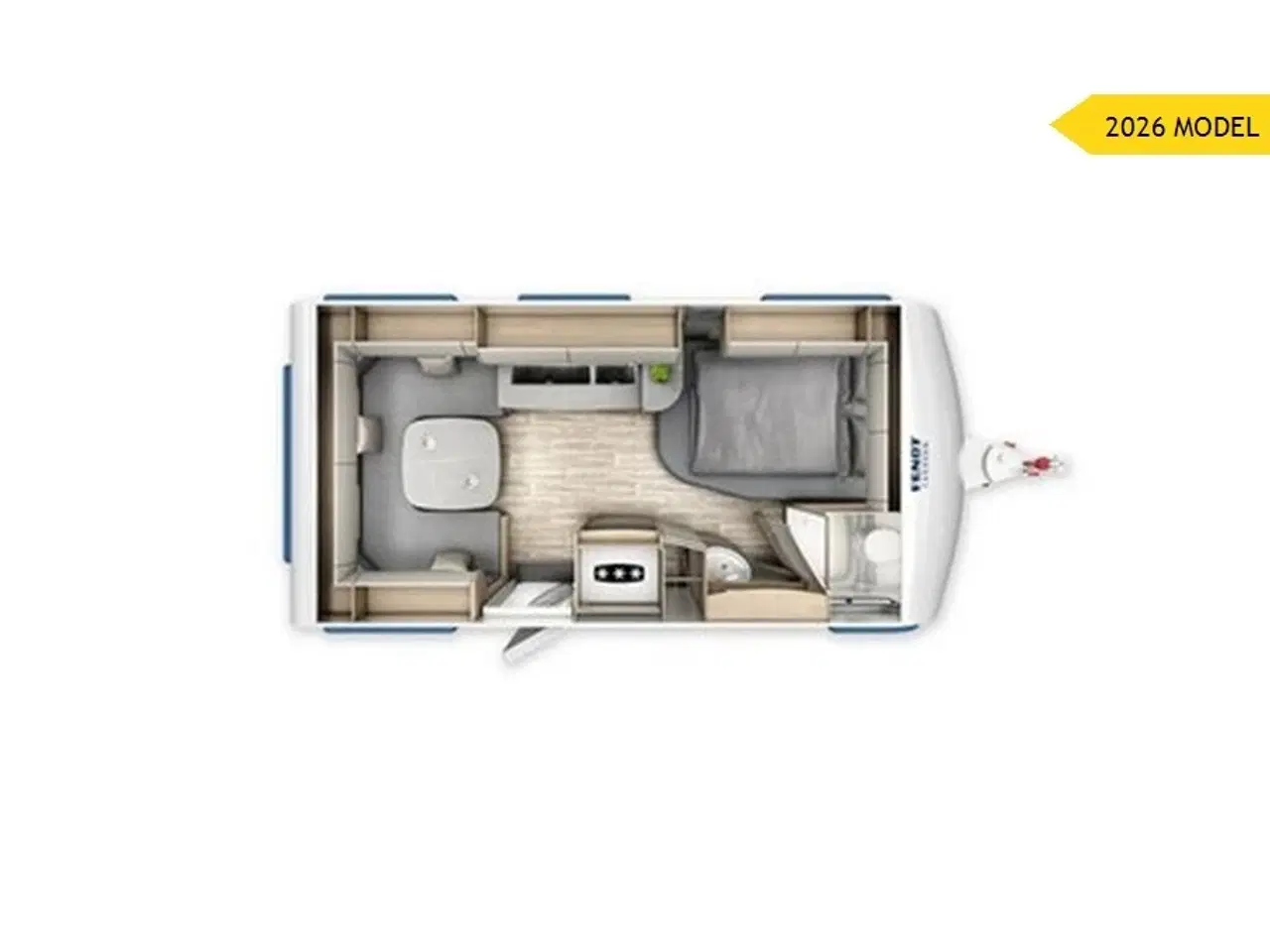 Billede 2 - 2026 - Fendt Bianco Activ 445 SFB   Prisen er inkl. klargøring, gastest, fugttest, syn og nummerplade.