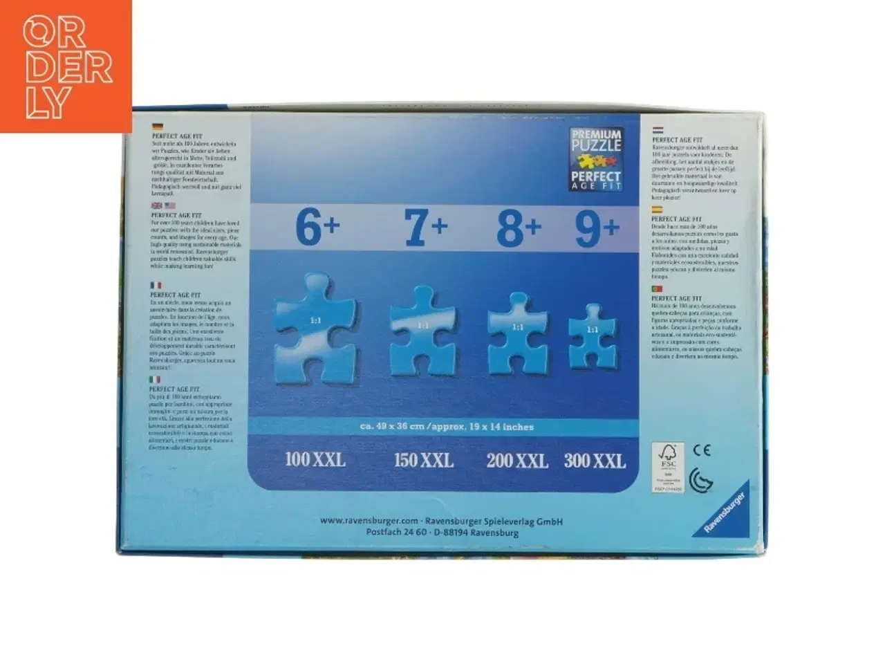 Billede 3 - Ravensburger puslespil 200 brikker fra Ravensburger (str. 200 brikker)