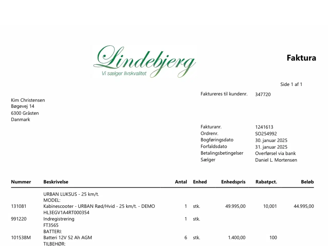 Billede 12 - Kabinescooter,incl oliefyr, Urban Luksus 25km/t   
