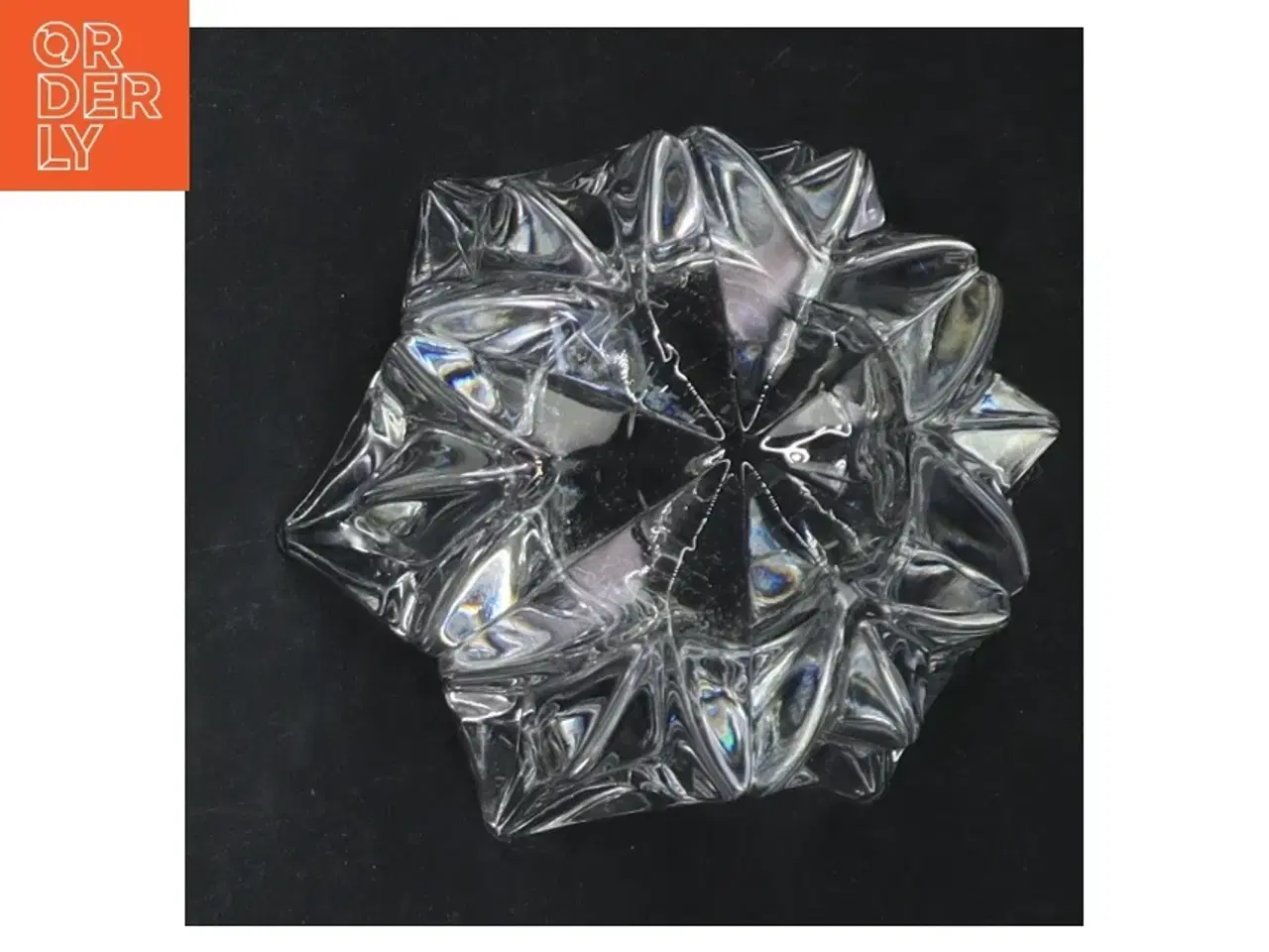 Billede 2 - Glasstjerne lysestage  (str. 8 cm)
