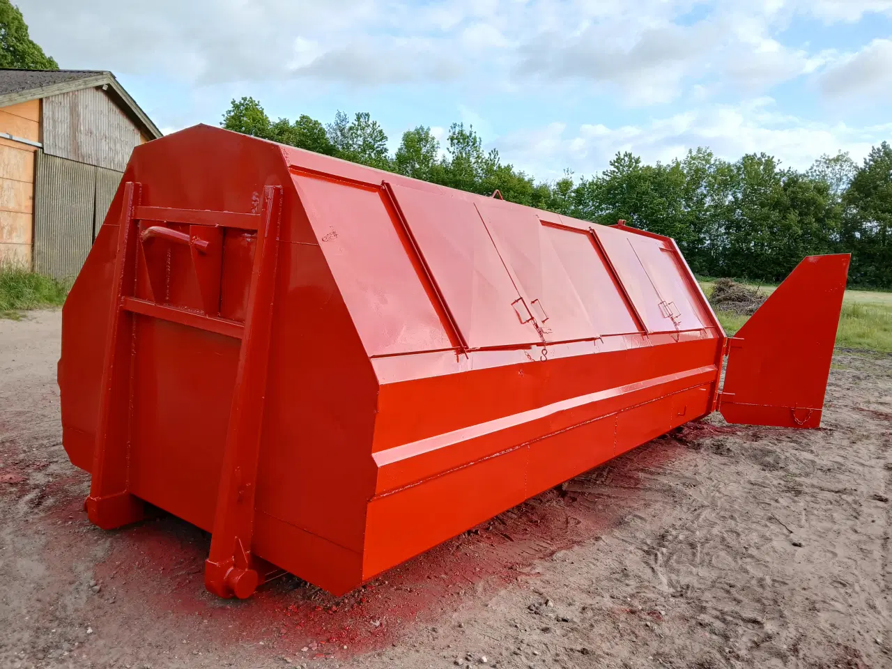 Billede 1 - Lukket affaldscontainer m/krog