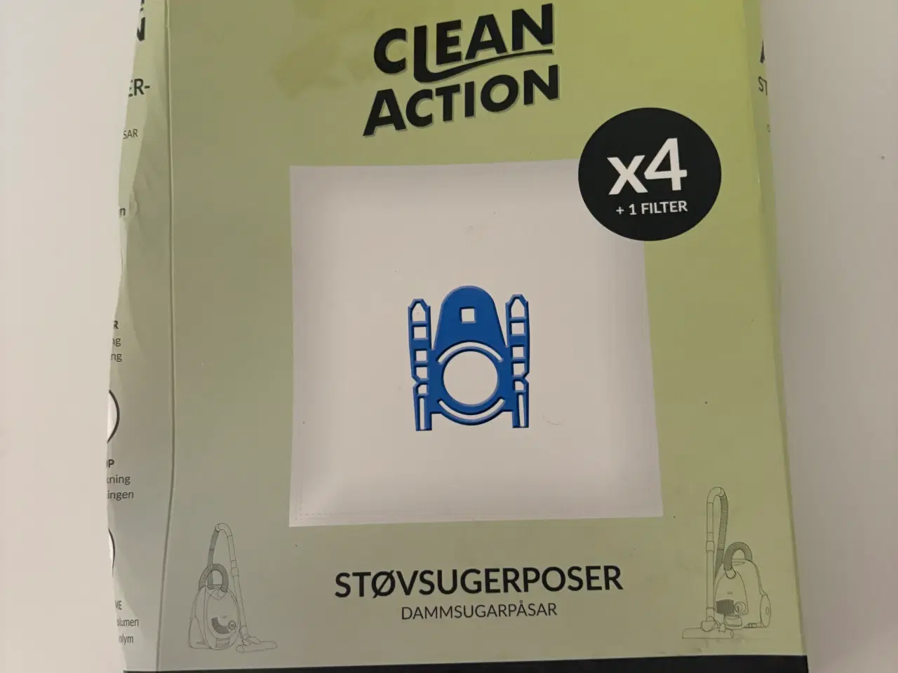 Billede 1 - Uåbnede støvsugerposer. 5 pakker i alt.