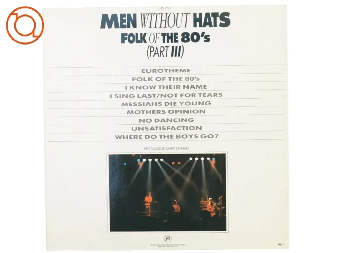 Billede 2 - LP af men without hats fra Mile
