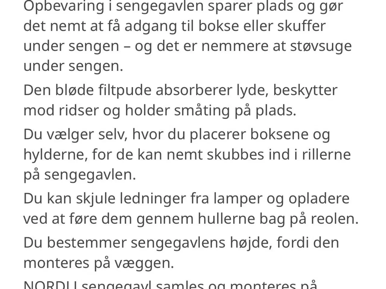 Billede 3 - IKEA NORDLI Sengegavl 240 cm bred