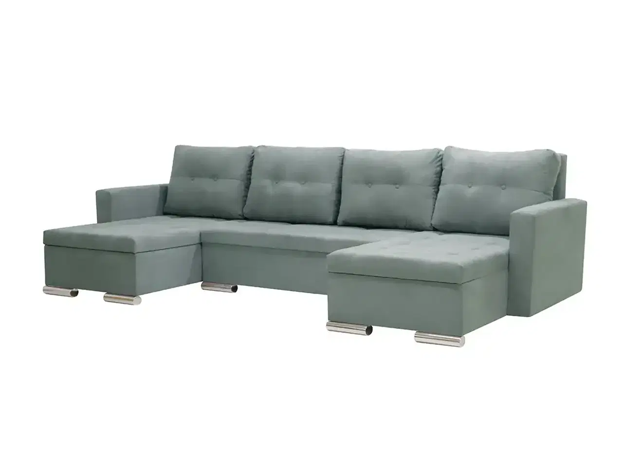 Billede 6 - FOLLERUS U Hjørnesofa med sovefunktion 150X285X150