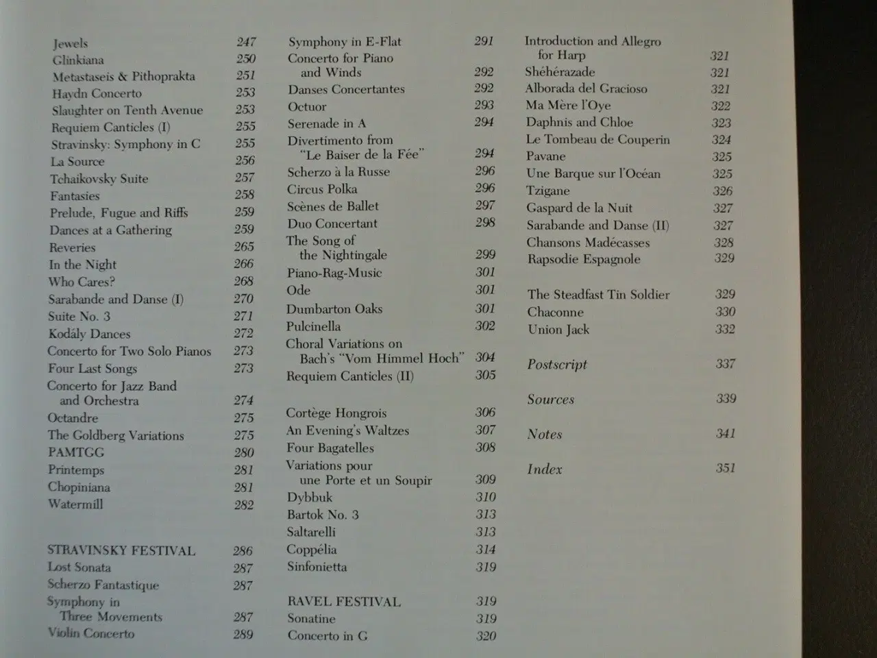 Billede 4 - repertory in review 40 years ofthe new york ballet