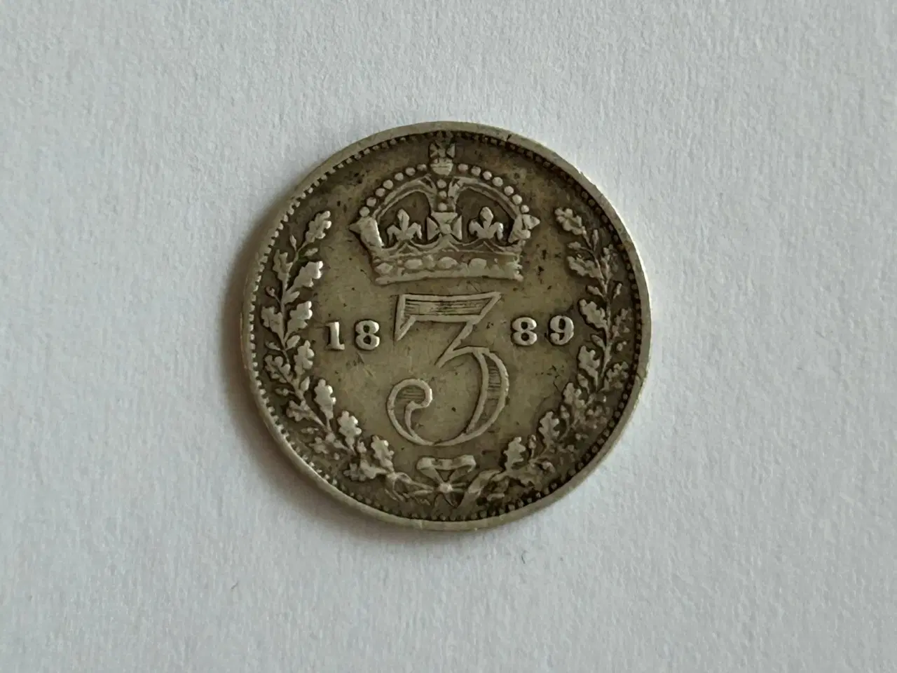 Billede 1 - 3 Pence England 1889