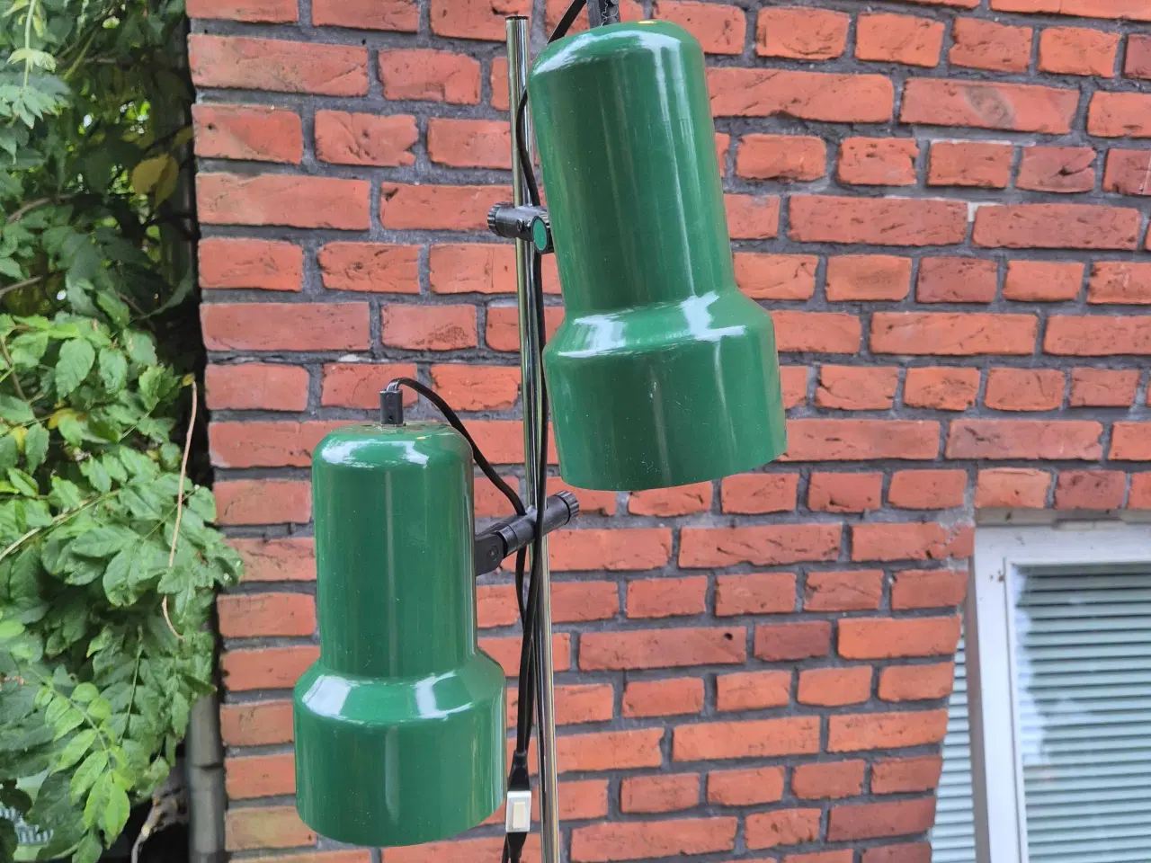 Billede 1 - Flot grøn gulvlampe fra retrotiden