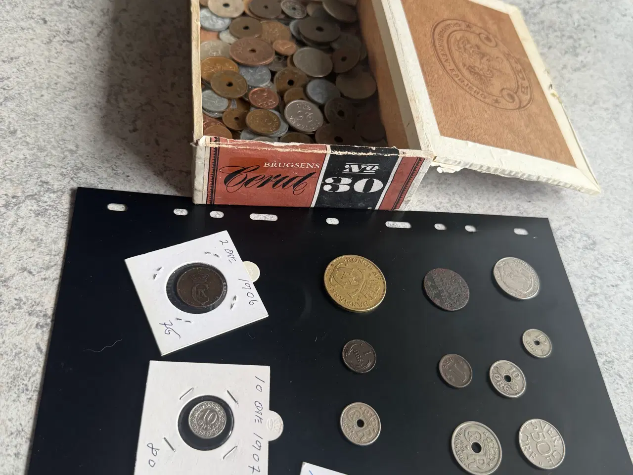 Billede 12 - Lot gamle mønter og sedler uden kasse 