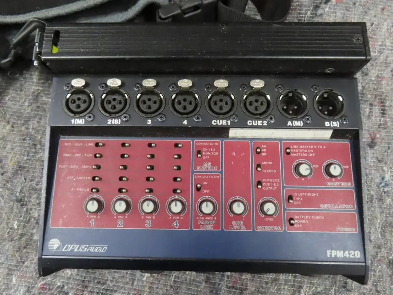 Billede 2 - Analog Efp-Mixer OPUSAUDIO FPM420 (MOMSFRI)