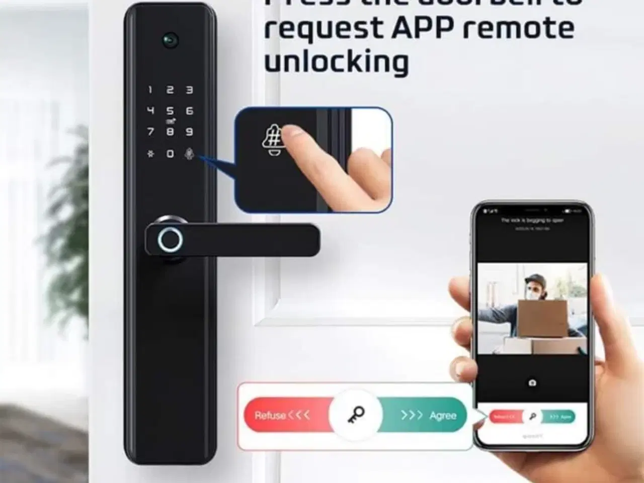 Billede 3 - Intelligent Lock K1 Pro
