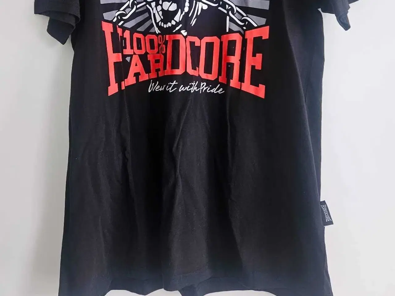 Billede 1 - 100% Hardcore sort t-shirt, størrelse XL