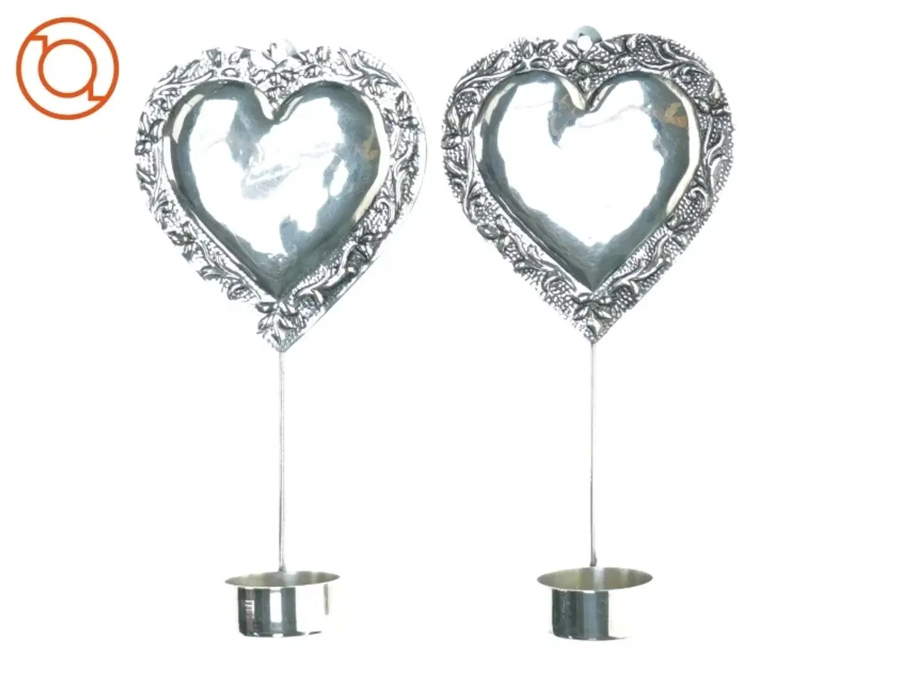 Billede 1 - Hjerter Lysestager (str. 20 cm)