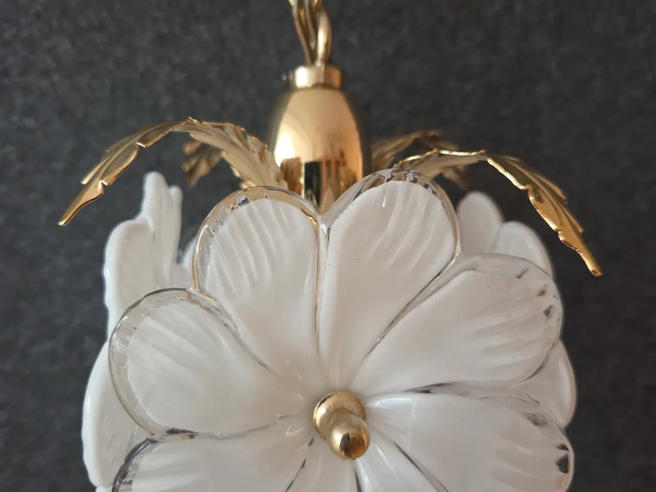 Billede 3 - Lamper med blomster i glas