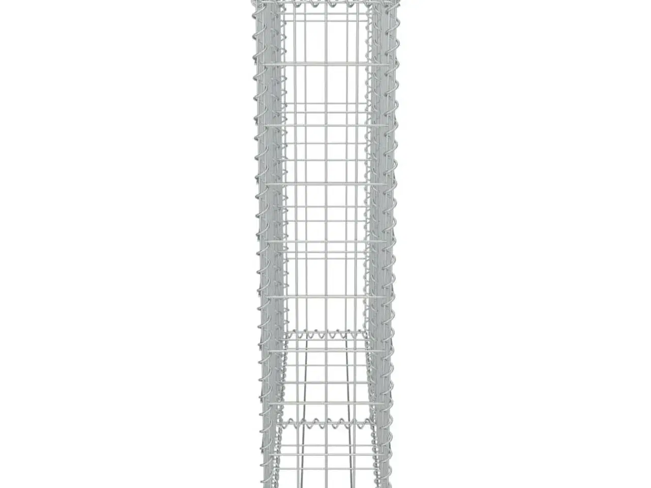 Billede 5 - Gabionvæg med dæksler galvaniseret stål 100 x 20 x 100 cm