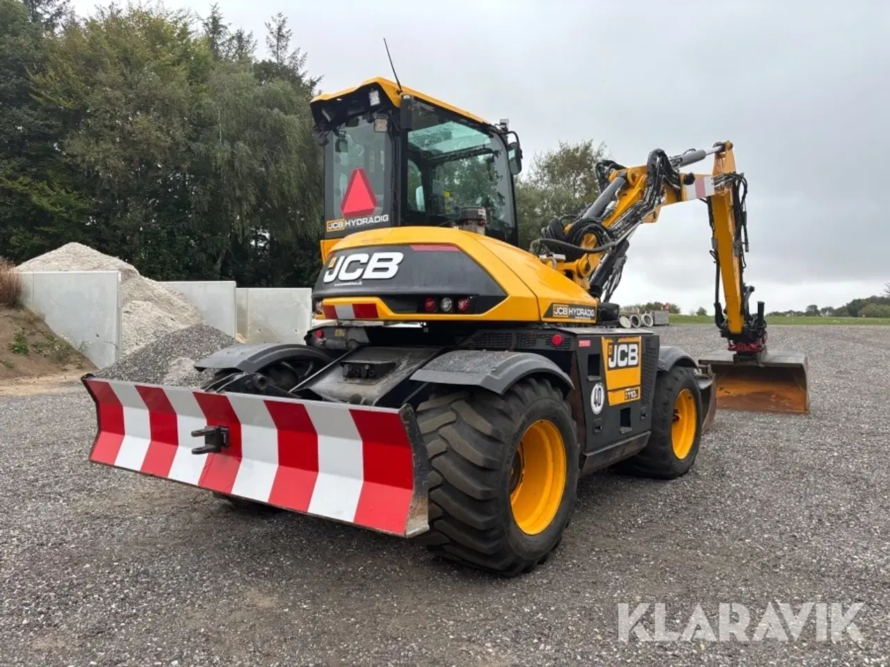 Billede 5 - Hjulgraver JCB Hydradig 110W med tilbehør