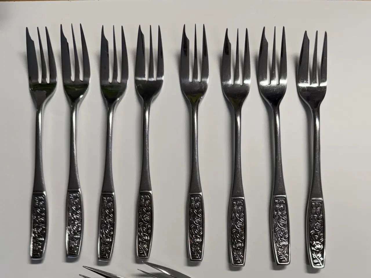 Billede 1 - Kagegaffel - Rose Petit 