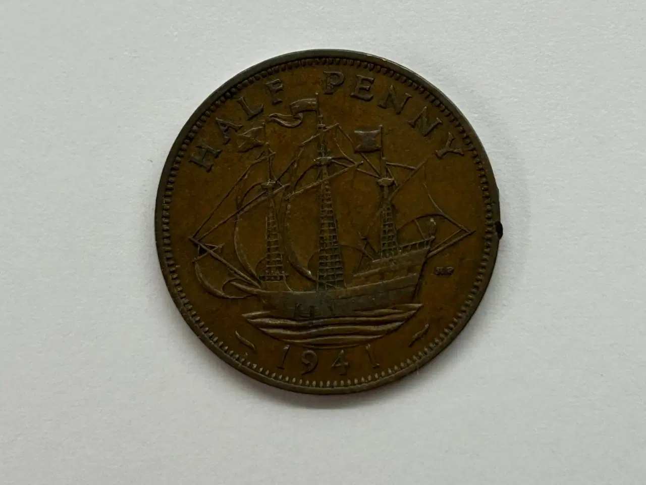 Billede 1 - Half Penny 1941 England