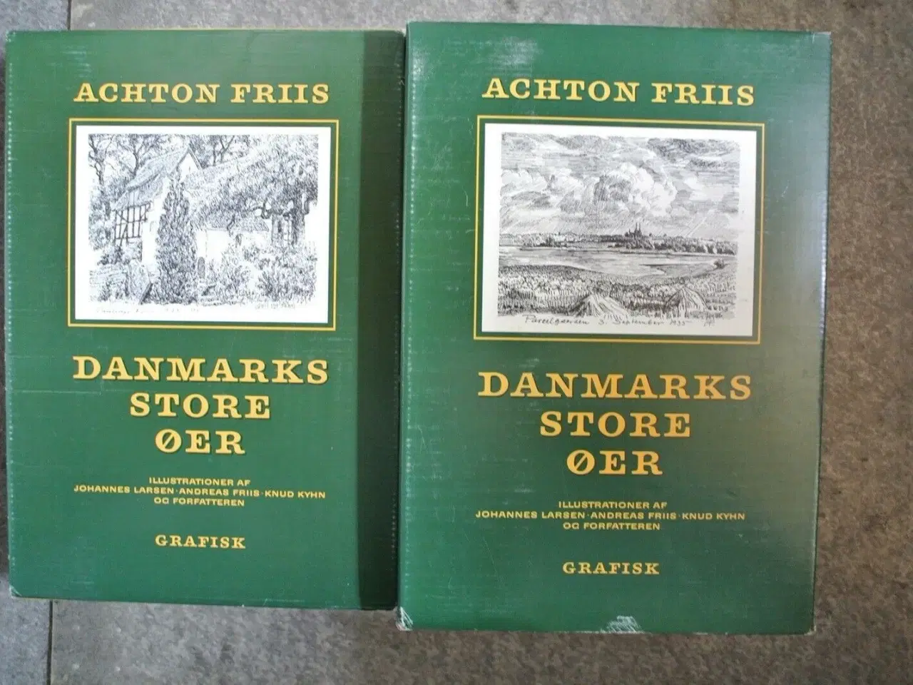 Billede 2 - danmarks store øer 1-2, af achton friis. ill. af j