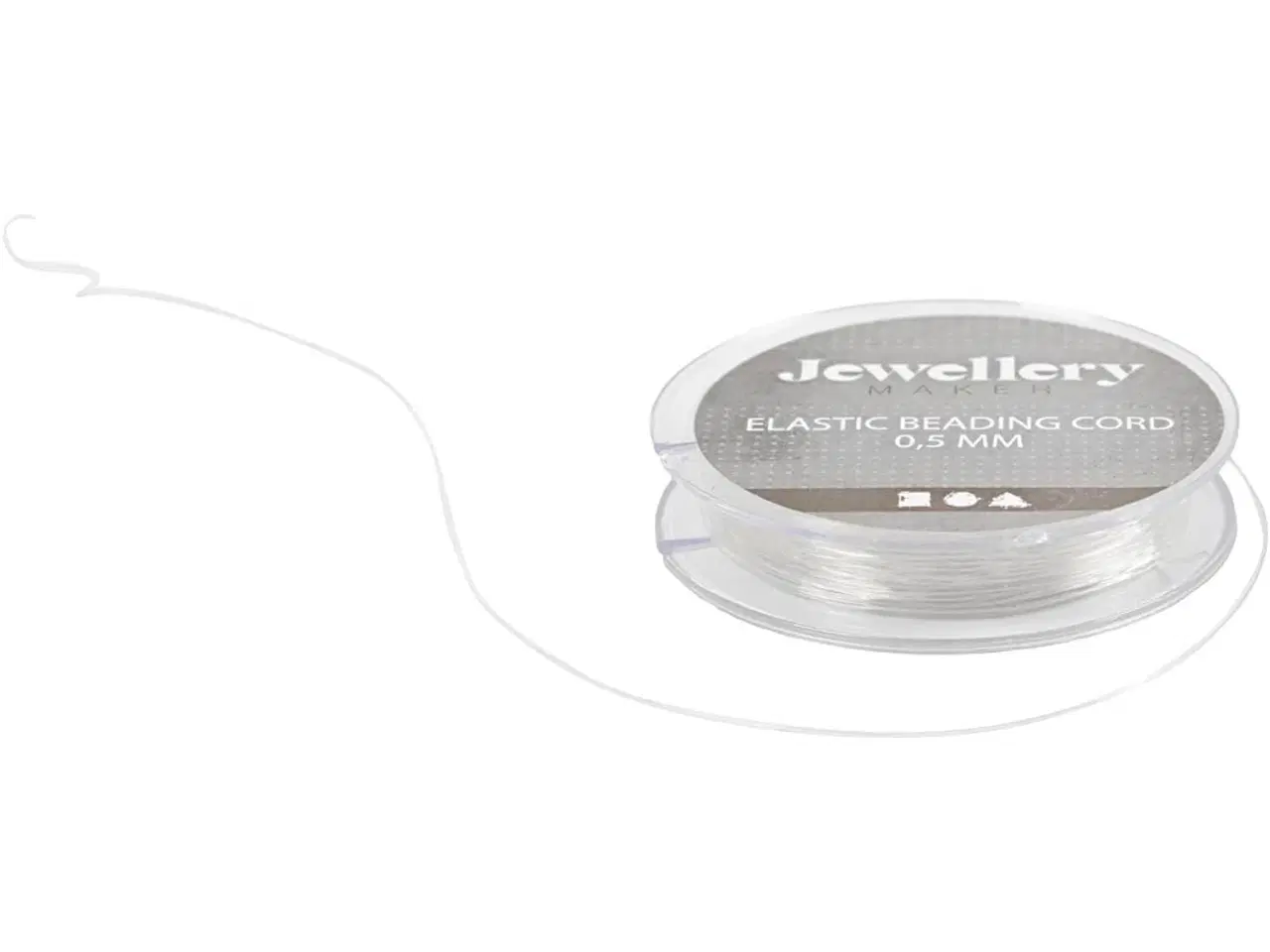 Billede 1 - Elastiksnor 0,5 mm - 10 m til smykker