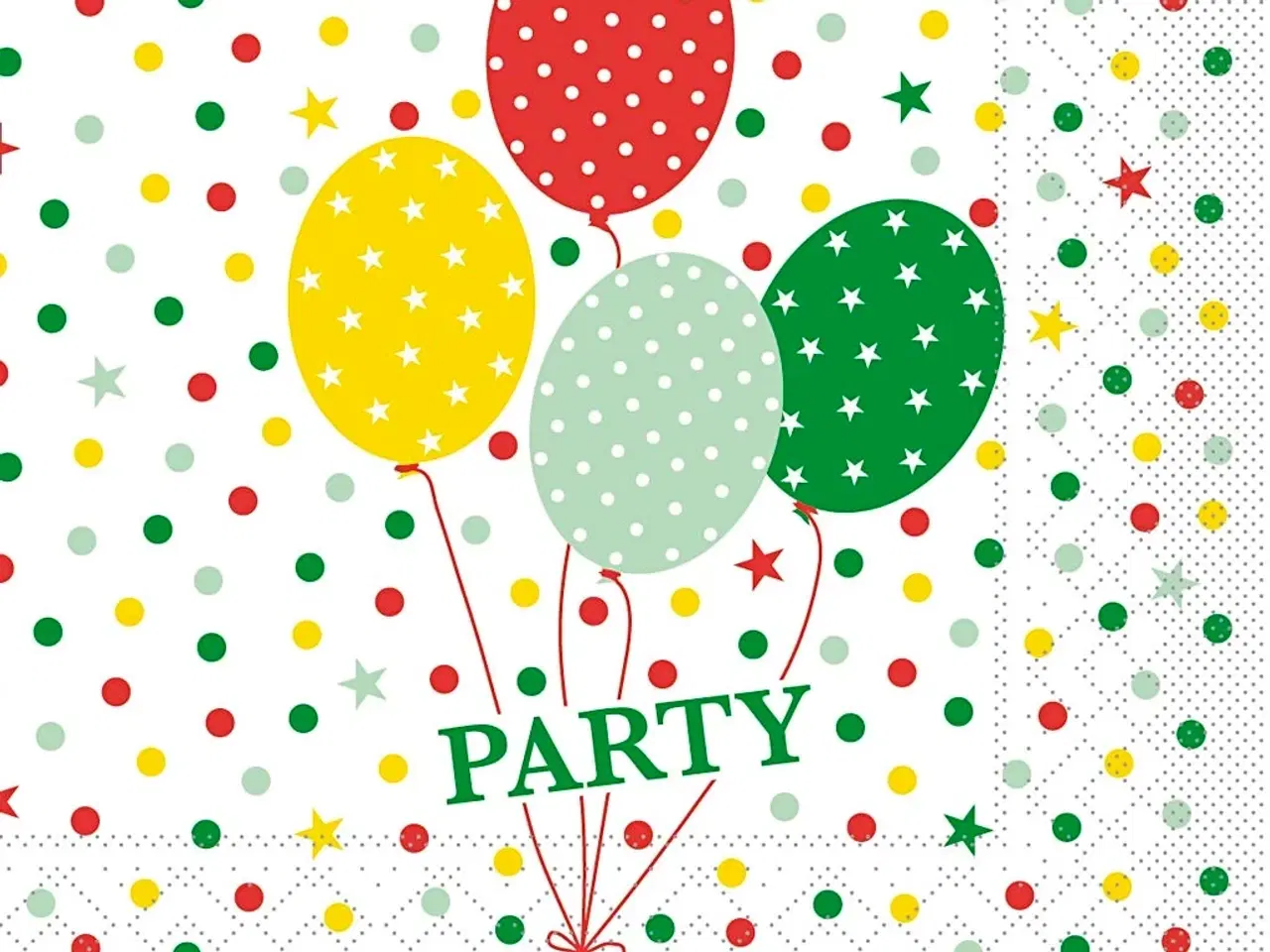 Billede 1 - Servietter, ballonfest, str. 33x33 cm, 20 stk./ 1 pk.