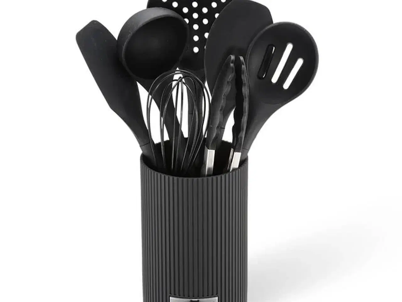 Billede 1 - Køkkenredskabssæt Maestro MR-1542, 8 dele, sort silikone
