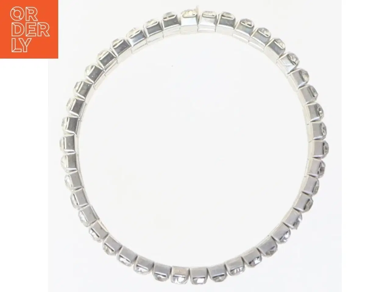 Billede 2 - Simili sten besat armbånd (str. Ø. 5,5 cm)